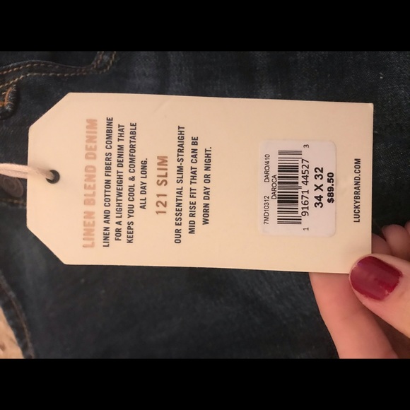 Men’s Lucky brand 121 slim jeans - Picture 4 of 5